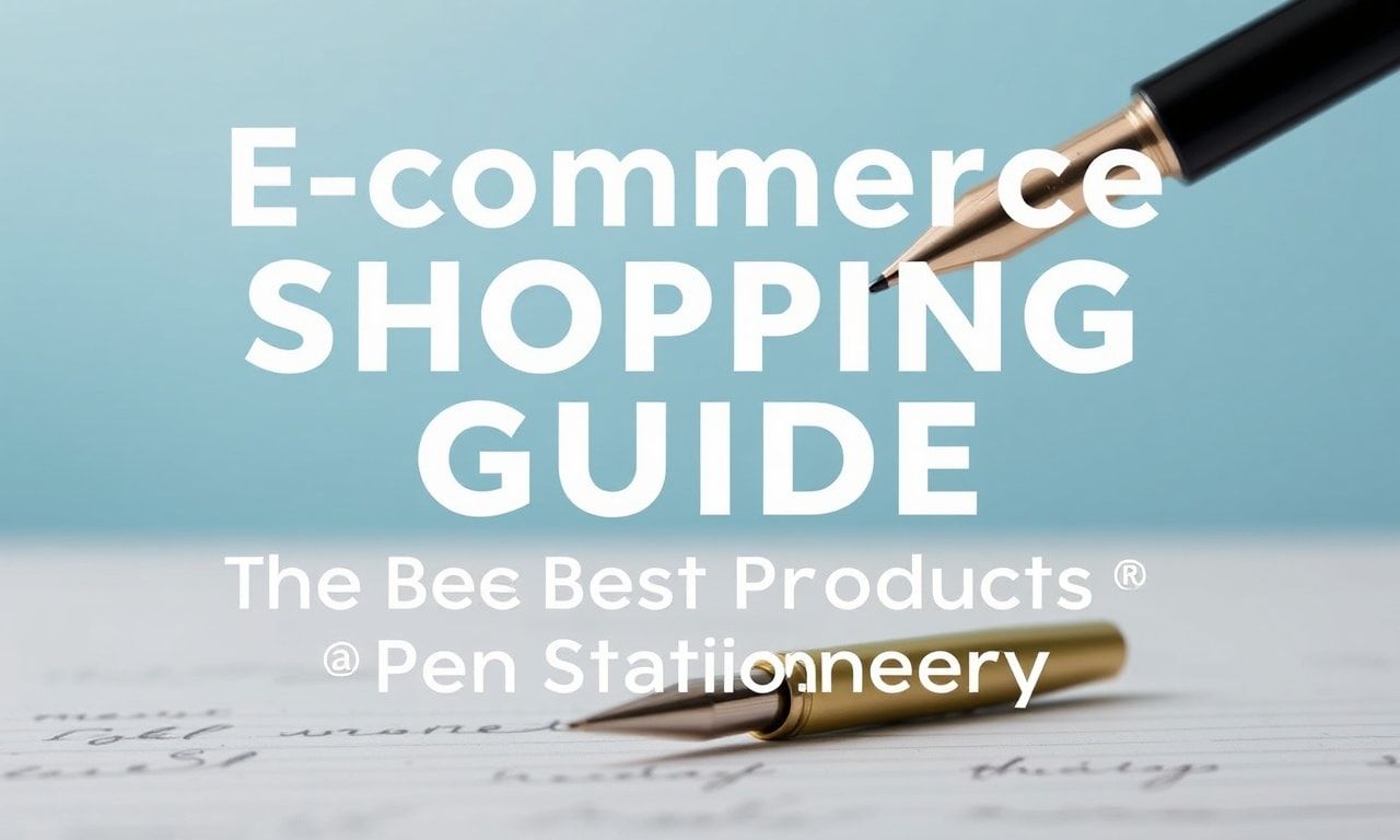E-Ticaret Alışveriş Rehberiniz: Kalem Kirtasiye'de En İyi Ürünleri Keşfedin